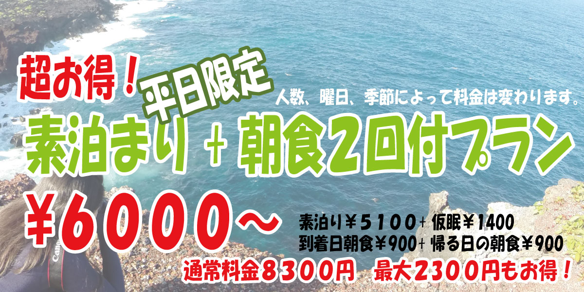 平日限定プラン